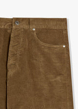 AACERO PANTALONI 5 TASCHE IN VELLUTO
