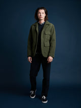 AADERBALE GREEN MOLESKIN JACKET