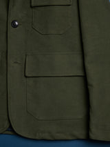 AADERBALE GREEN MOLESKIN JACKET