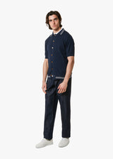 AAGAR KNITTED POLOSHIRT