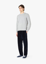 AAGENOVA PANTALONI IN VELLUTO LISCIO