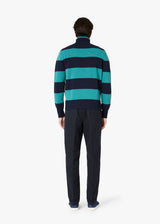 AAITOR WOOL STRIPED TURTLENECK
