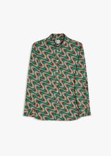 AALASSIO FRENCH COLLAR PRINTED SHIRT