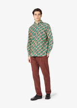 AALASSIO FRENCH COLLAR PRINTED SHIRT