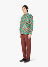 AALASSIO FRENCH COLLAR PRINTED SHIRT
