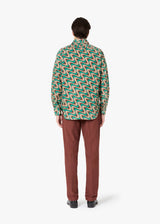 AALASSIO FRENCH COLLAR PRINTED SHIRT