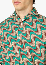 AALASSIO FRENCH COLLAR PRINTED SHIRT