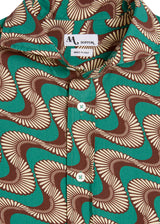 AALASSIO FRENCH COLLAR PRINTED SHIRT