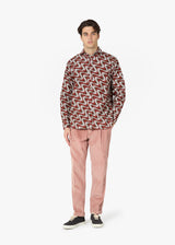 AALASSIO CAMICIA STAMPATA CON COLLETTO FRANCESE