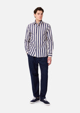 AALBENGA STRIPED COTTON SHIRT