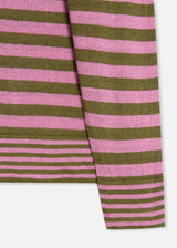 AALFEO STRIPED KNITTED TSHIRT