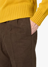 AALGHERO PANTALONI IN FUSTAGNO A GAMBA DRITTA
