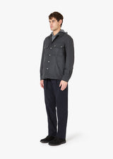 AAMENOFI SNAP BUTTONS OVERSHIRT