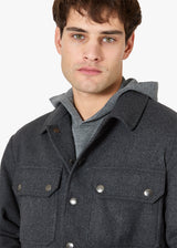 AAMENOFI SNAP BUTTONS OVERSHIRT