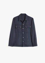 AAMENOFI SNAP BUTTONS OVERSHIRT