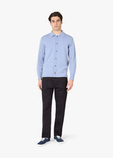 AAMLETO CASHMERE BLEND KNITTED SHIRT