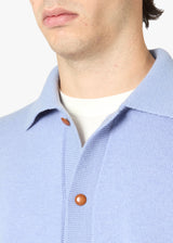 AAMLETO CASHMERE BLEND KNITTED SHIRT
