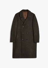 AANCHORAGE DOUBLE-BREASTED MELANGE COAT