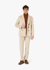 AANTIOCO VELVET TROUSERS WITH DARTS