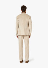 AANTIOCO VELVET TROUSERS WITH DARTS