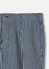 AANTIOCO PANTALONI A RIGHE IN COTONE