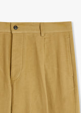 AANTIOCO PANTALONI IN FUSTAGNO CON PINCES