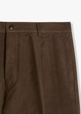 AANTIOCO PANTALONI IN FUSTAGNO CON PINCES
