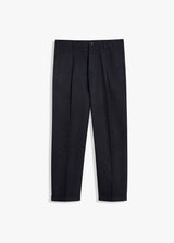 AANTIOCO MOLESKIN TROUSERS WITH DARTS