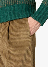 AANTIOCO PANTALONI CON PINCES IN CORDUROY