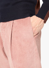 AANTIOCO PANTALONI CON PINCES IN CORDUROY