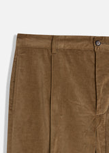 PANTALONI AANTIOCO IN COTONE STRETCH E VELLUTO LISCIO CON PINCES