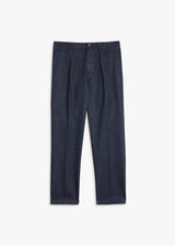 AANTIOCO PANTALONI IN DENIM CON PINCES