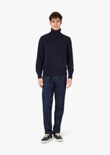 AANTIOCO PANTALONI IN DENIM CON PINCES