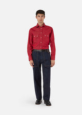 CAMICIA WESTERN AARIOSTO IN DENIM