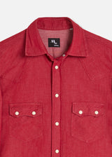 CAMICIA WESTERN AARIOSTO IN DENIM