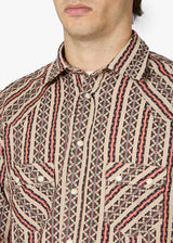 AARIOSTO JACQUARD WESTERN SHIRT