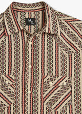 AARIOSTO JACQUARD WESTERN SHIRT