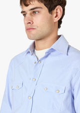 AARIOSTO CAMICIA WESTERN IN OXFORD