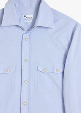 AARIOSTO CAMICIA WESTERN IN OXFORD