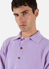 AASHTON WOOL AND CASHMERE POLO SWEATER