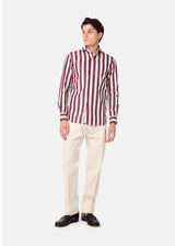 AASOLO STRIPED COTTON SHIRT