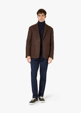 AAURA WOOL SINGLE-BREASTED JACKET
