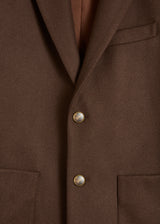 AAURA WOOL SINGLE-BREASTED JACKET