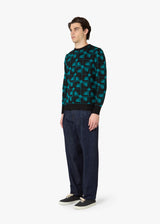 AAVELLINO GIROCOLLO JACQUARD IN LANA