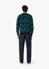 AAVELLINO GIROCOLLO JACQUARD IN LANA