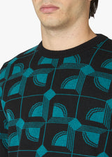 AAVELLINO GIROCOLLO JACQUARD IN LANA