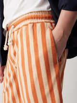 AACRI STRIPED TERRY SHORTS