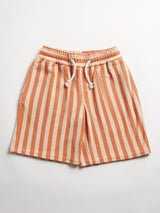 AACRI STRIPED TERRY SHORTS