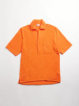 AADEO TERRY POLO WITH POCKET