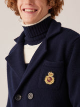 AAMBROGIO DOUBLE BREASTED WOOL JACKET